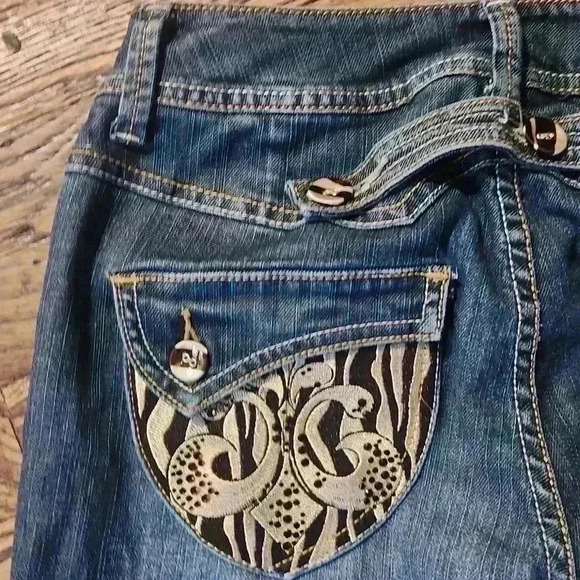 Y2k house of derion blue jeans size 3/4 - Picture 5 of 10